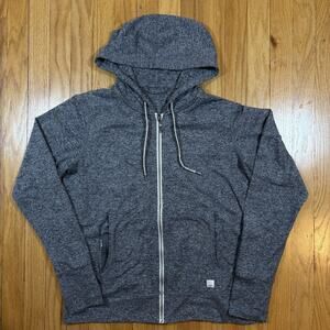 Vuori Gray Zip-Up Hoodie